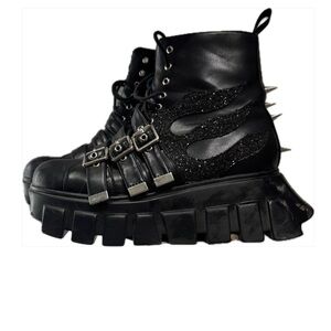 Black Combat & Moto Boots